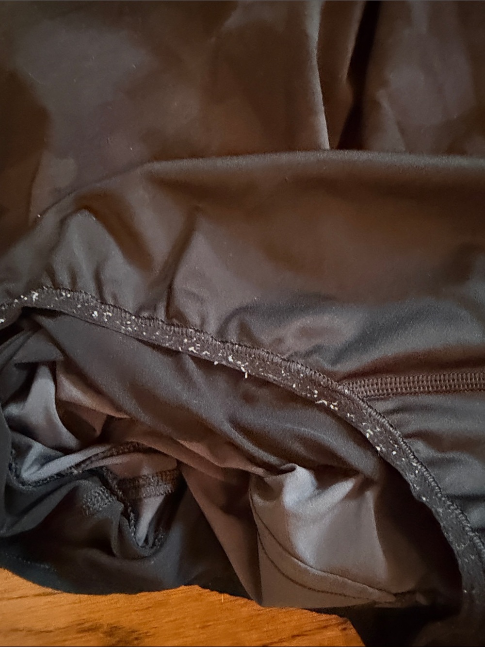 lululemon athletic Women's Dark Black Camo Running Shorts 12 with pockets - Picture 7 of 7